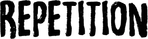 Repetition font