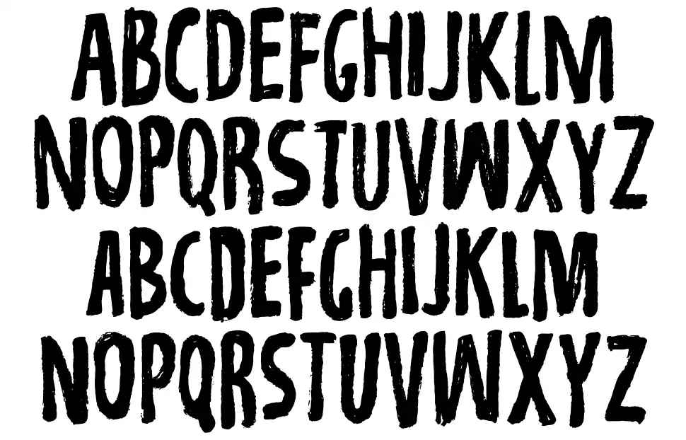 Repetition font