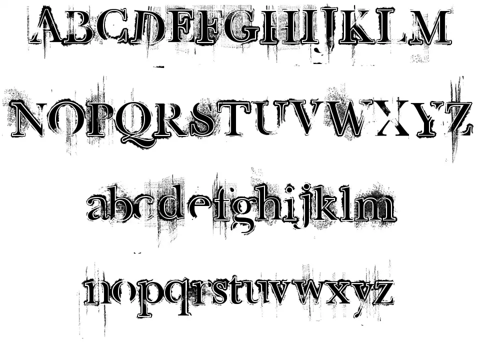Retro Rock Poster font