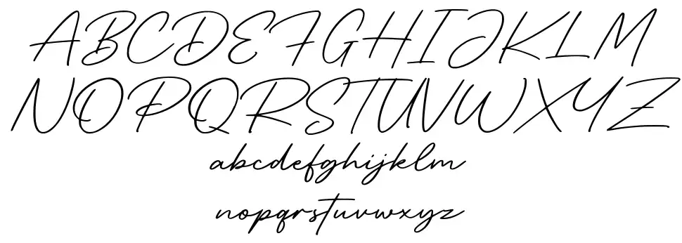 retro signature regular font free download
