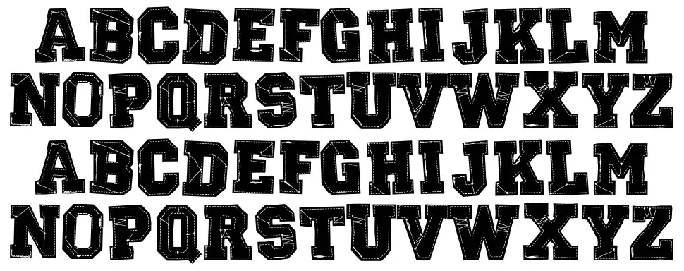 Retrohand font
