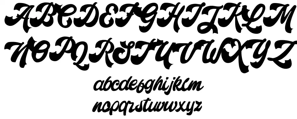 Retroholic font