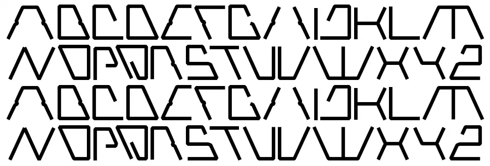 robotic font by weknow fontriver robotic fonts