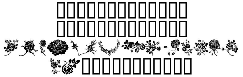 Rosegarden font