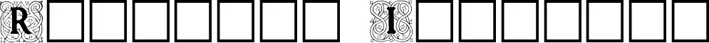 Roycroft Initials font