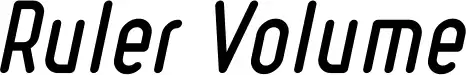 Ruler Volume