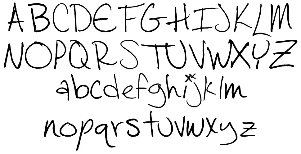 Salamander font by Samantha Straw FontRiver