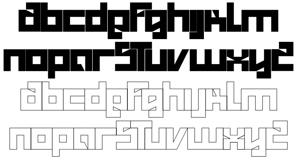 Salty font