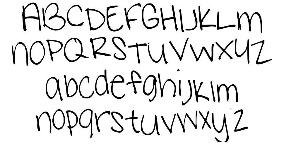 Sams Hanwriting font