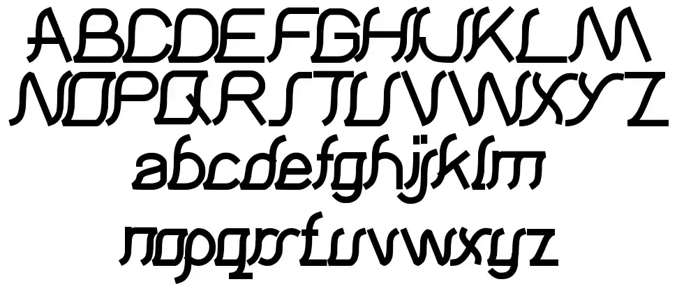 Samurai in UK font