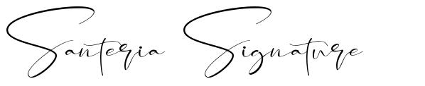 Sinteria Signature santeria_signature_preview