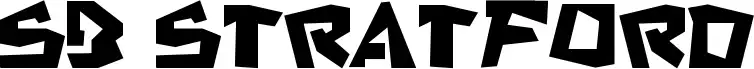 SB Stratford font