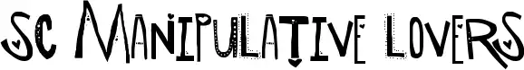 SC Manipulative Lovers font