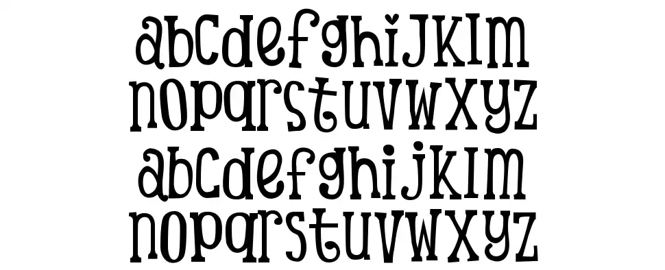SC Tina's Baby Shower font