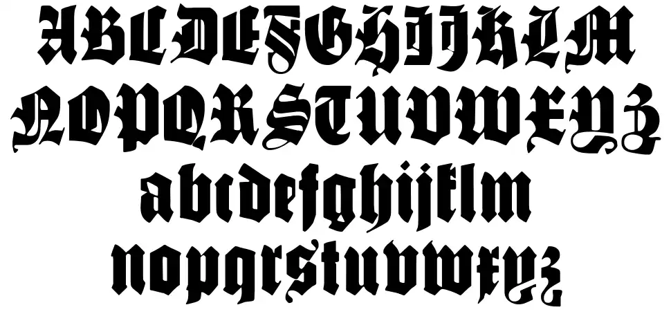 Schmale Gotisch MK font