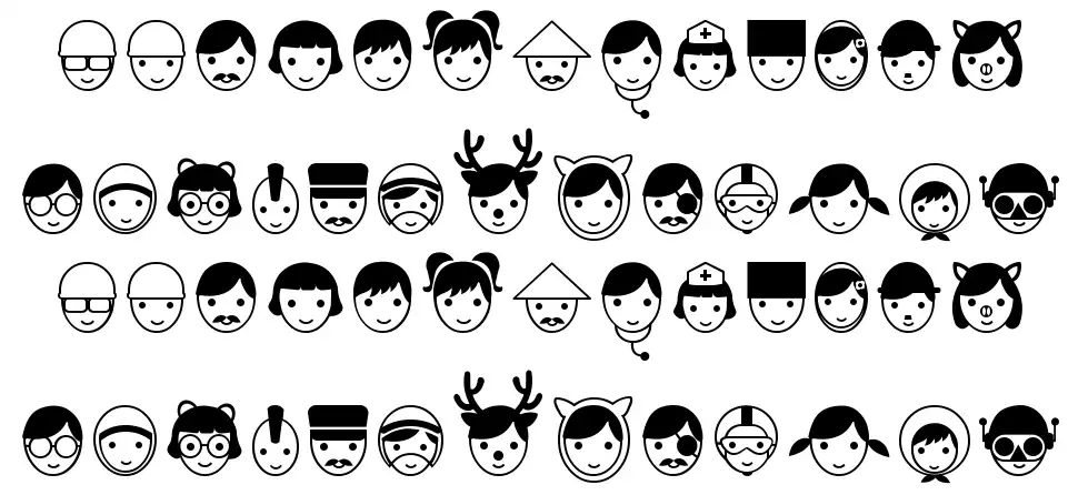 Senyum font
