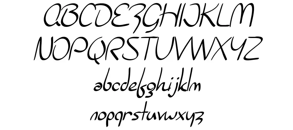 SF Burlington Script font