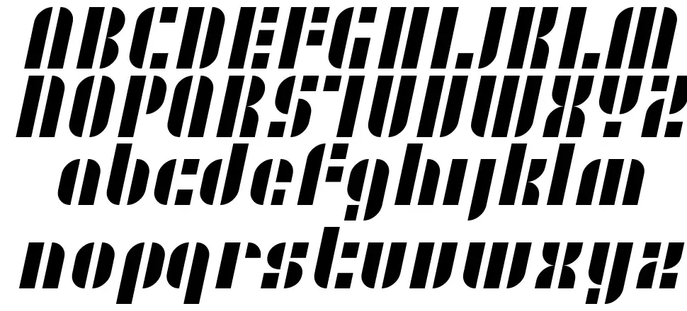 SF Retrosplice font