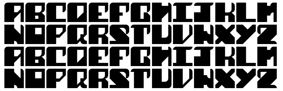 Shark Fins font