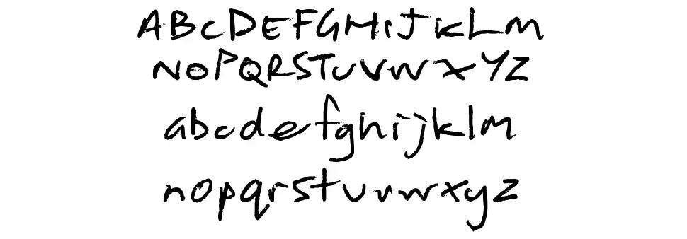 Shopping List font