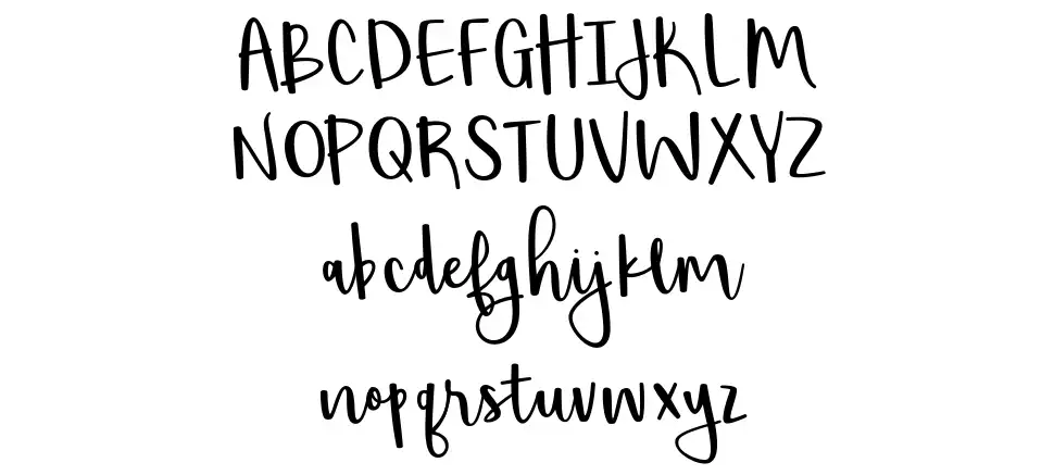 Shorthalt schriftart