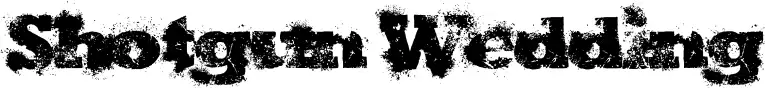 Shotgun Wedding font