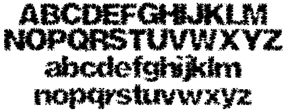 Shred Hard font