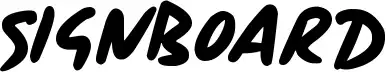 Signboard font