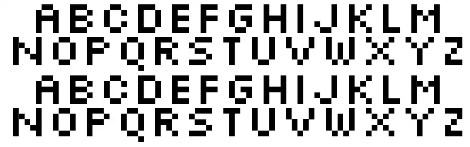 Silkscreen fuente