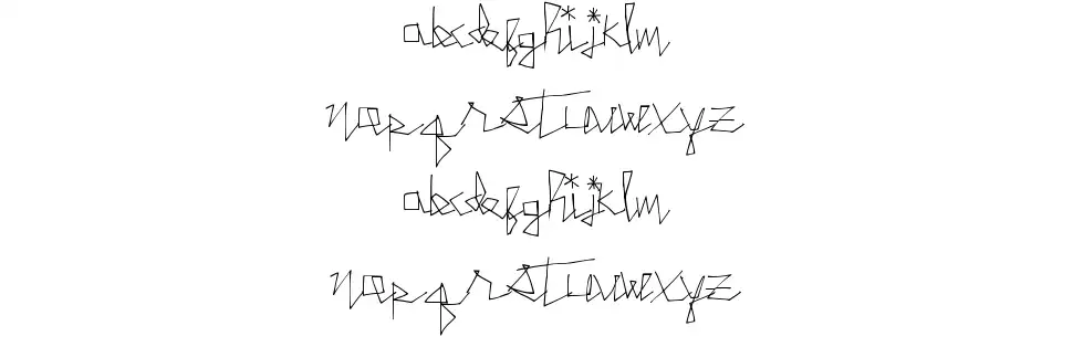 Single line schriftart kostenlos