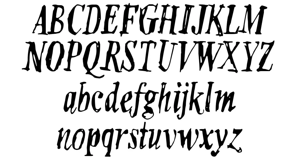 Six feet under font by junkohanhero FontRiver