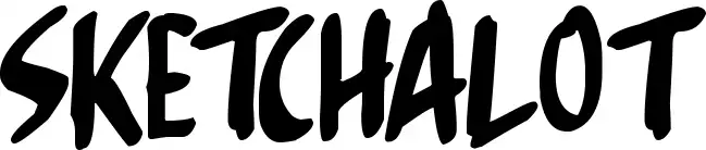 Sketchalot font