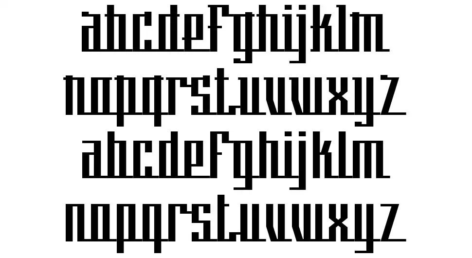 Skew It font