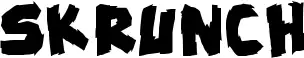 Skrunch font