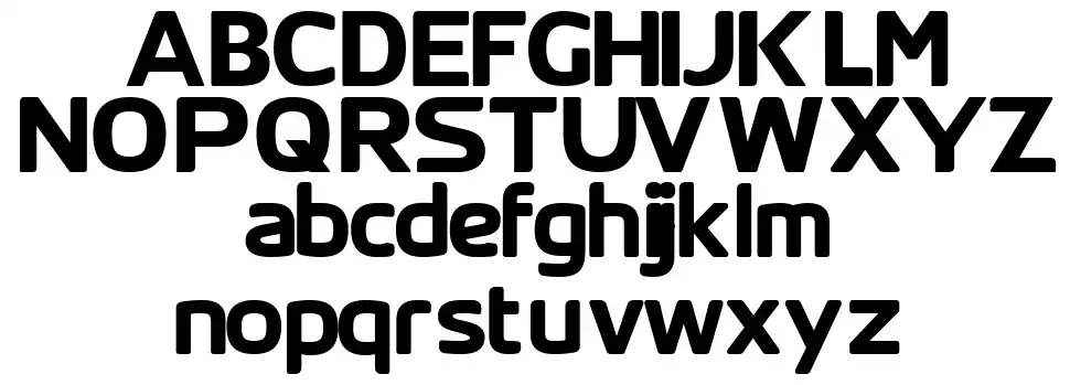 SKYfontThick písmo