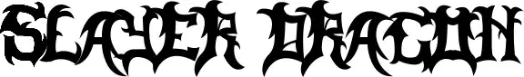 Slayer Dragon font