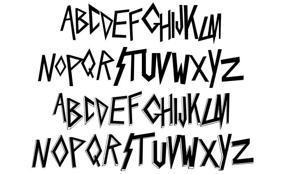 Slaytanic font