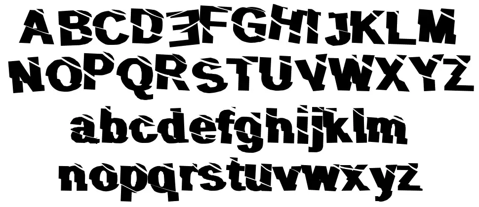 Slice n Dice font