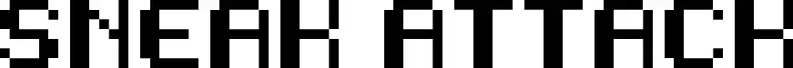 Sneak Attack font