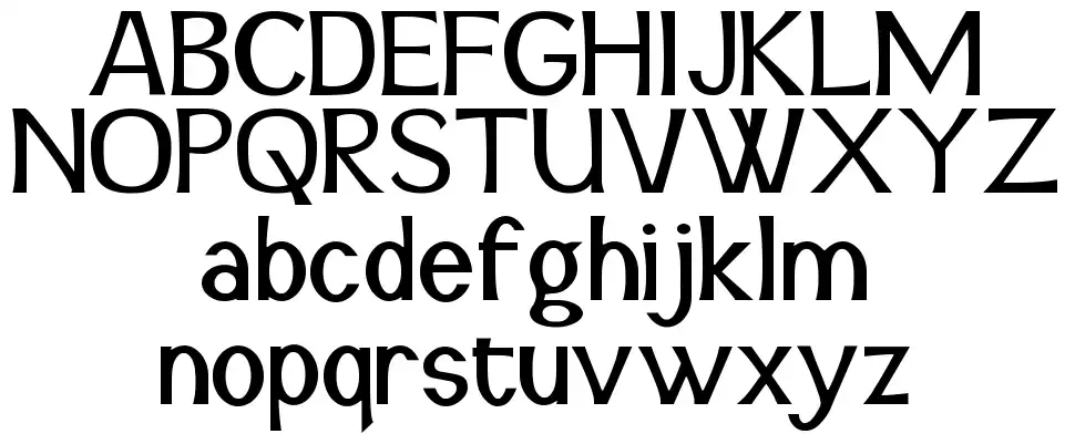 Snidane font
