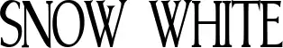 Snow White font
