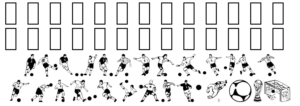 Soccer Dance font