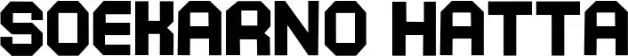 Soekarno Hatta font