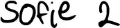 Sofie 2 font