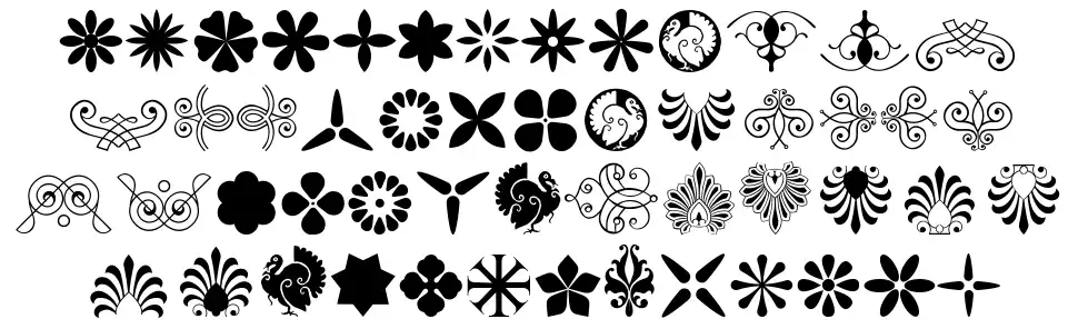 Soft Ornaments Thirteen font by Intellecta Design - FontRiver