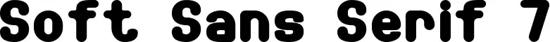 Soft Sans Serif 7