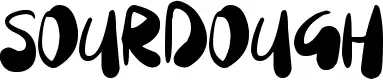 Sourdough font