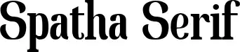 Spatha Serif