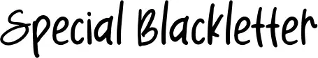 Special Blackletter