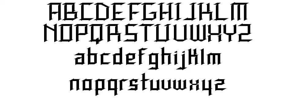 Speed Thrash font